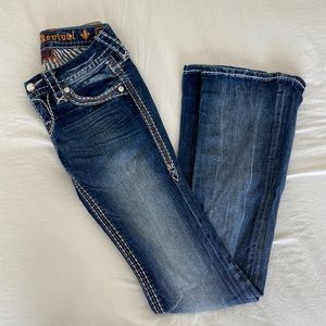 Rock Revival Blue Jeans